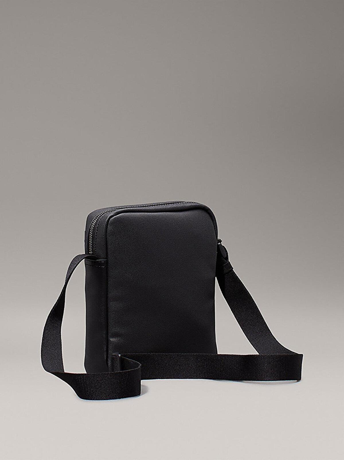 Calvin Klein COATED REPORTER18 PU, BEH Siyah Erkek Çapraz Çanta