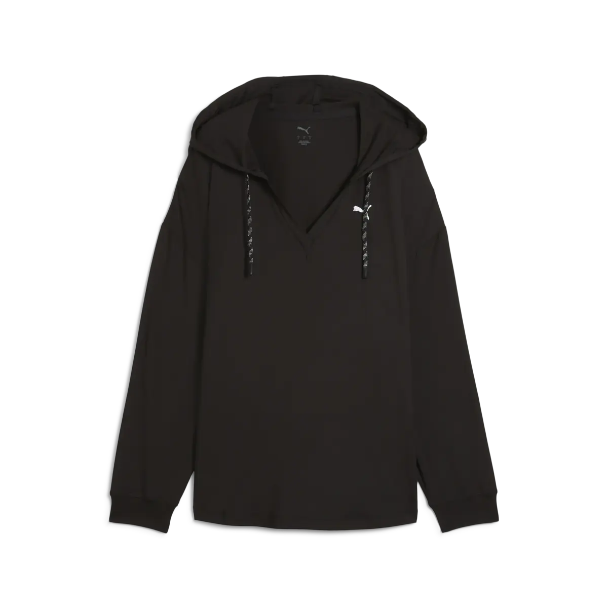 Puma W CLOUDSPUN HOODIE Siyah Kadın Hoodie