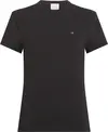 Calvin Klein CK EMB GRAPHIC SLIM, BEH Siyah Kadın T-Shirt & Polo