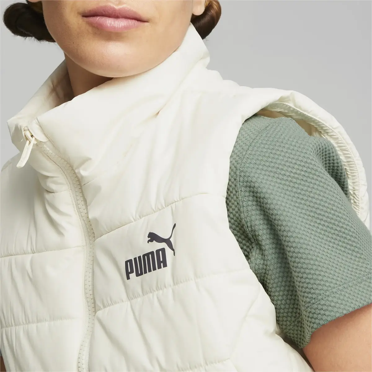 Puma ESS Padded Vest Bej Kadın Şişme Yeek