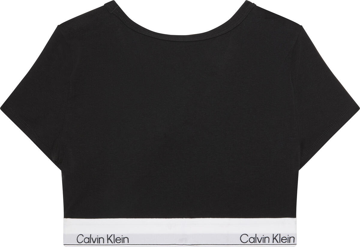 Calvin Klein T-SHIRT BRALETTE Siyah Kadın Bralet