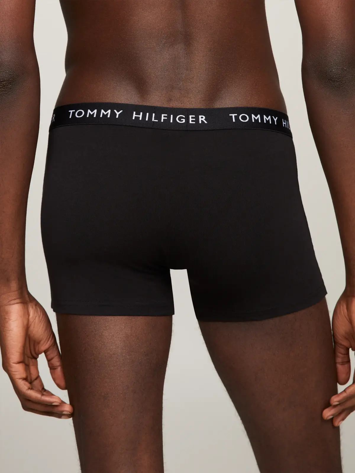Tommy Hilfiger 3P TRUNK Erkek Siyah Boxer 3lü Set