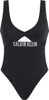 Calvin Klein ONE PIECE FASHION FI, BEH Siyah Kadın Mayo