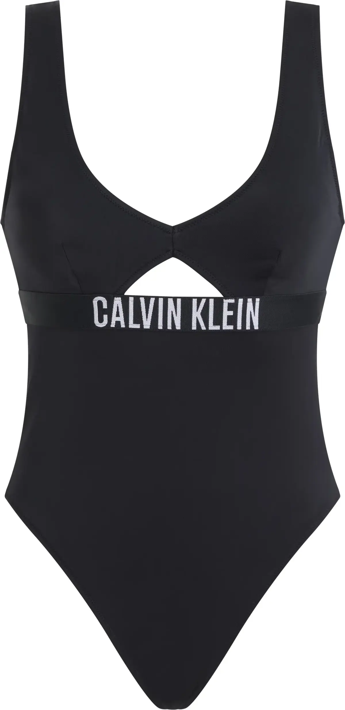 Calvin Klein ONE PIECE FASHION FI, BEH Siyah Kadın Mayo