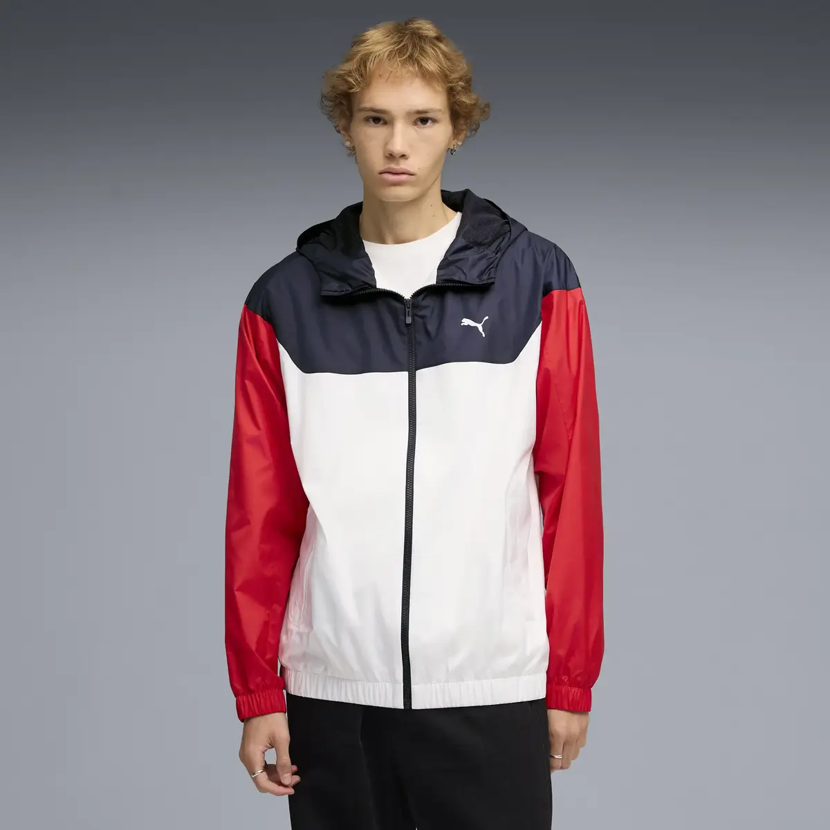 Puma Windbreaker Beyaz Erkek Ceket