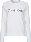 Calvin Klein CORE LOGO LS SWEATSH Kadın Beyaz Sweatshirt