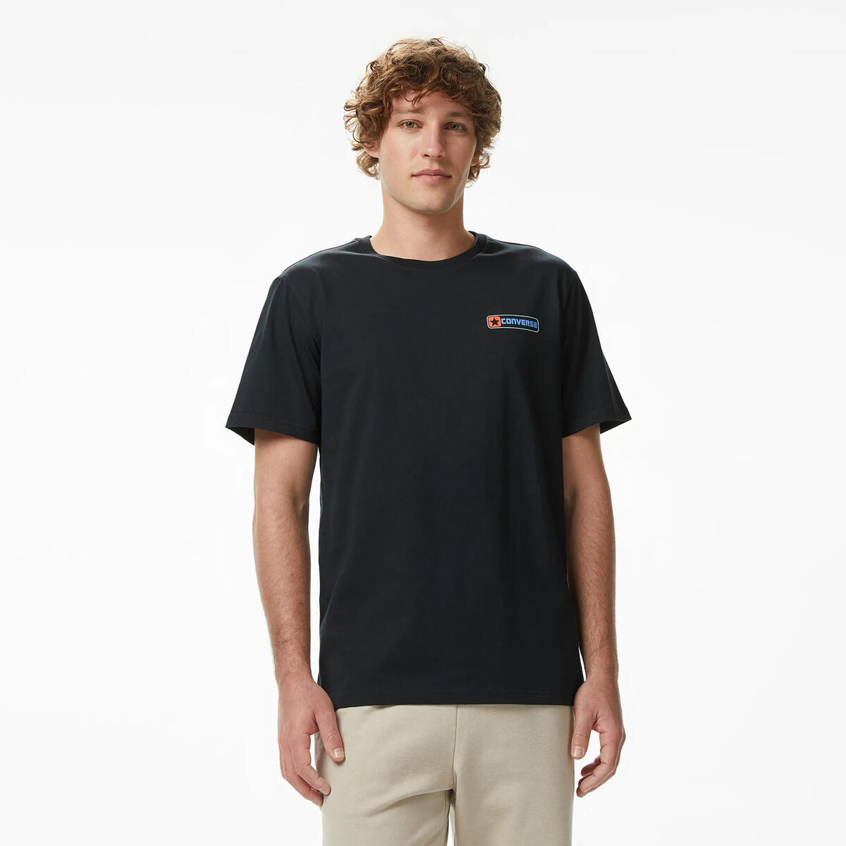 CONVERSE BOX STAR TEE CONVERSE BLACK Siyah Erkek T-Shirt
