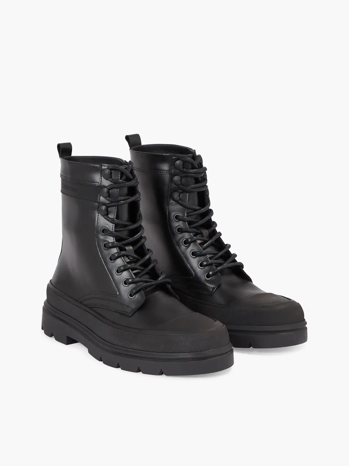 Calvin Klein LACE UP BOOT HIGH Erkek Siyah Bot