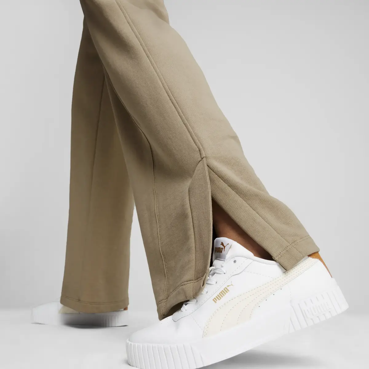 PUMA HER Straight Pants Kahverengi Kadın Eşofman Altı