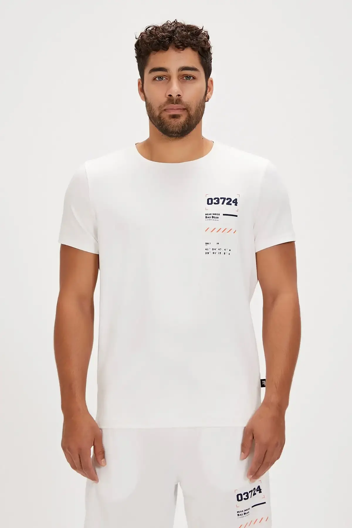 BAD BEAR JESSE T-SHIRT Erkek Beyaz T-Shirt