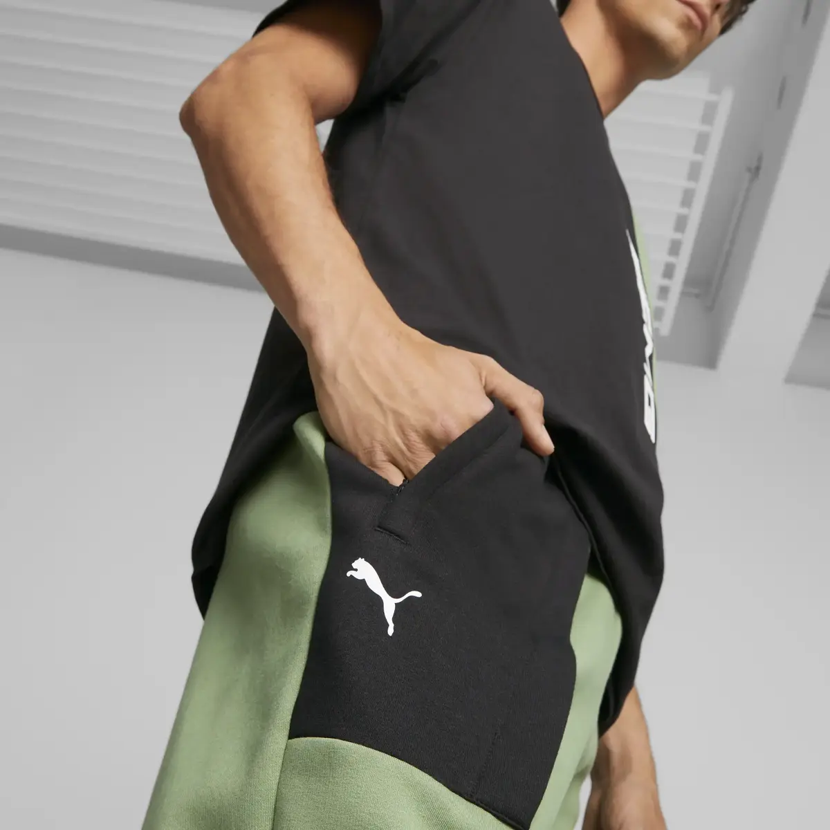 Puma AMG Statement Sweat Pants Yeşil Erkek Eşofman Altı