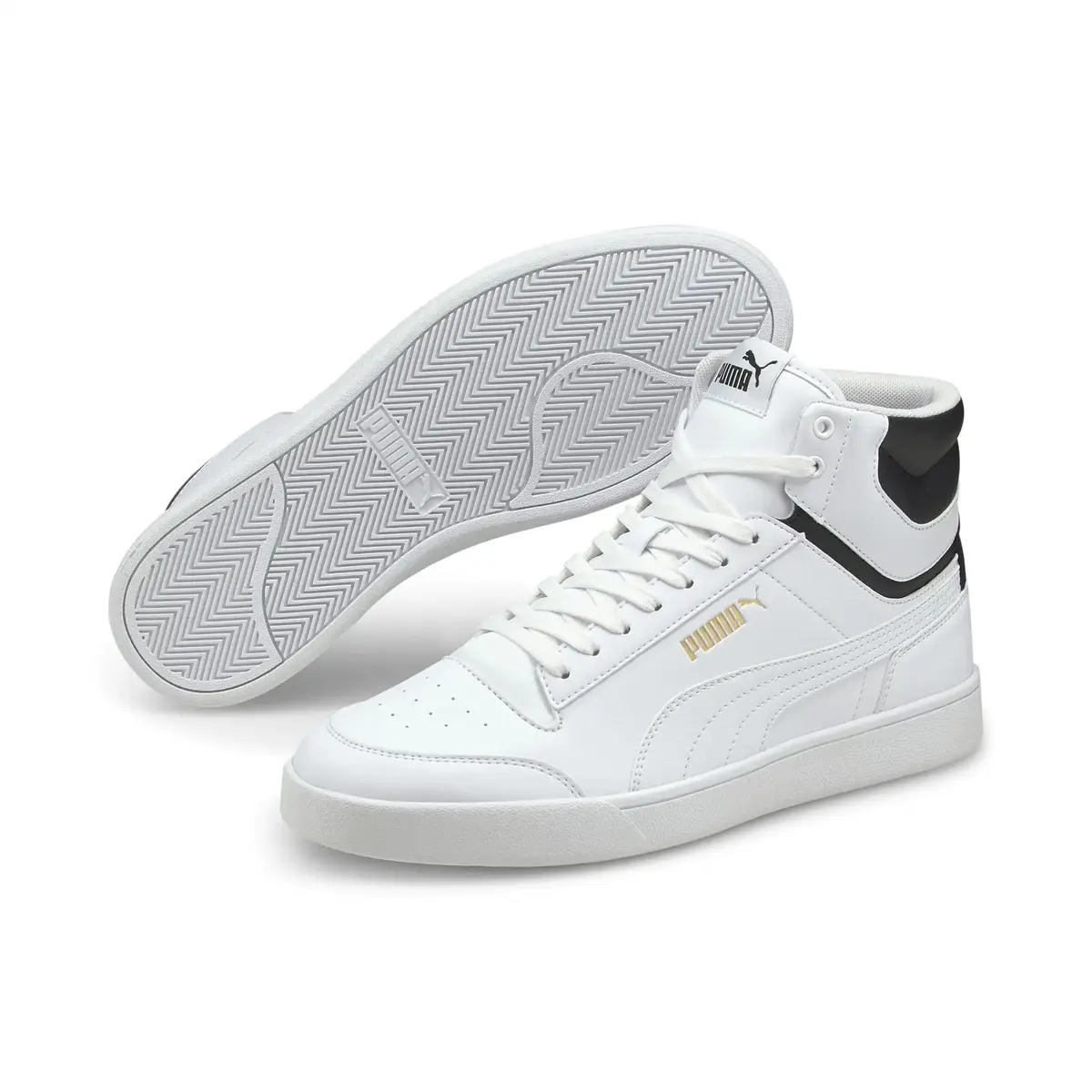 Puma Shuffle Mid Beyaz Unisex Bilekli Günlük Spor Ayakkabı