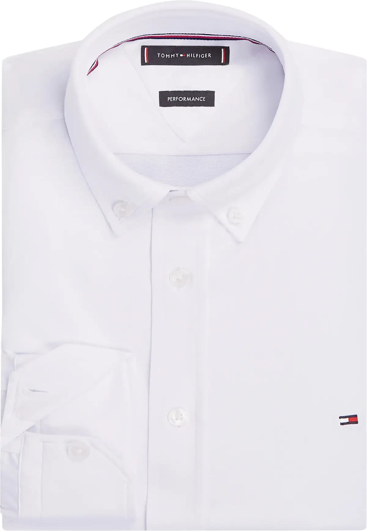 Tommy Hilfiger PERFORMANCE TWO TONE, YCF Beyaz Erkek Gömlek