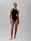 Calvin Klein SCOOP BACK ONE PIECE Siyah Çapraz Sırtlı Mayo
