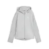 Puma EVOSTRIPE FZ Hoodie Gri Kadın Sweatshirt