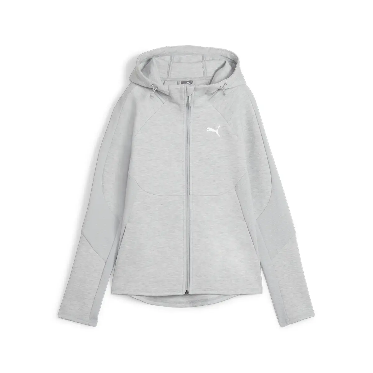 Puma EVOSTRIPE FZ Hoodie Gri Kadın Sweatshirt