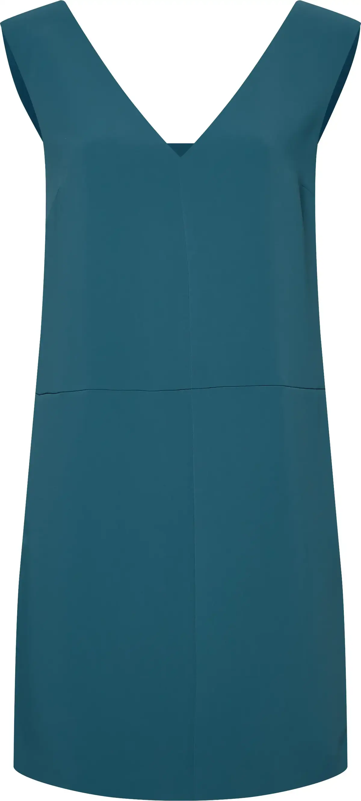 Calvin Klein TRAVEL CREPE V NECK Kadın Yeşil Elbise
