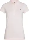 Tommy Hilfiger HERITAGE SHORT SLEEV Kadın Pembe Polo T-Shirt