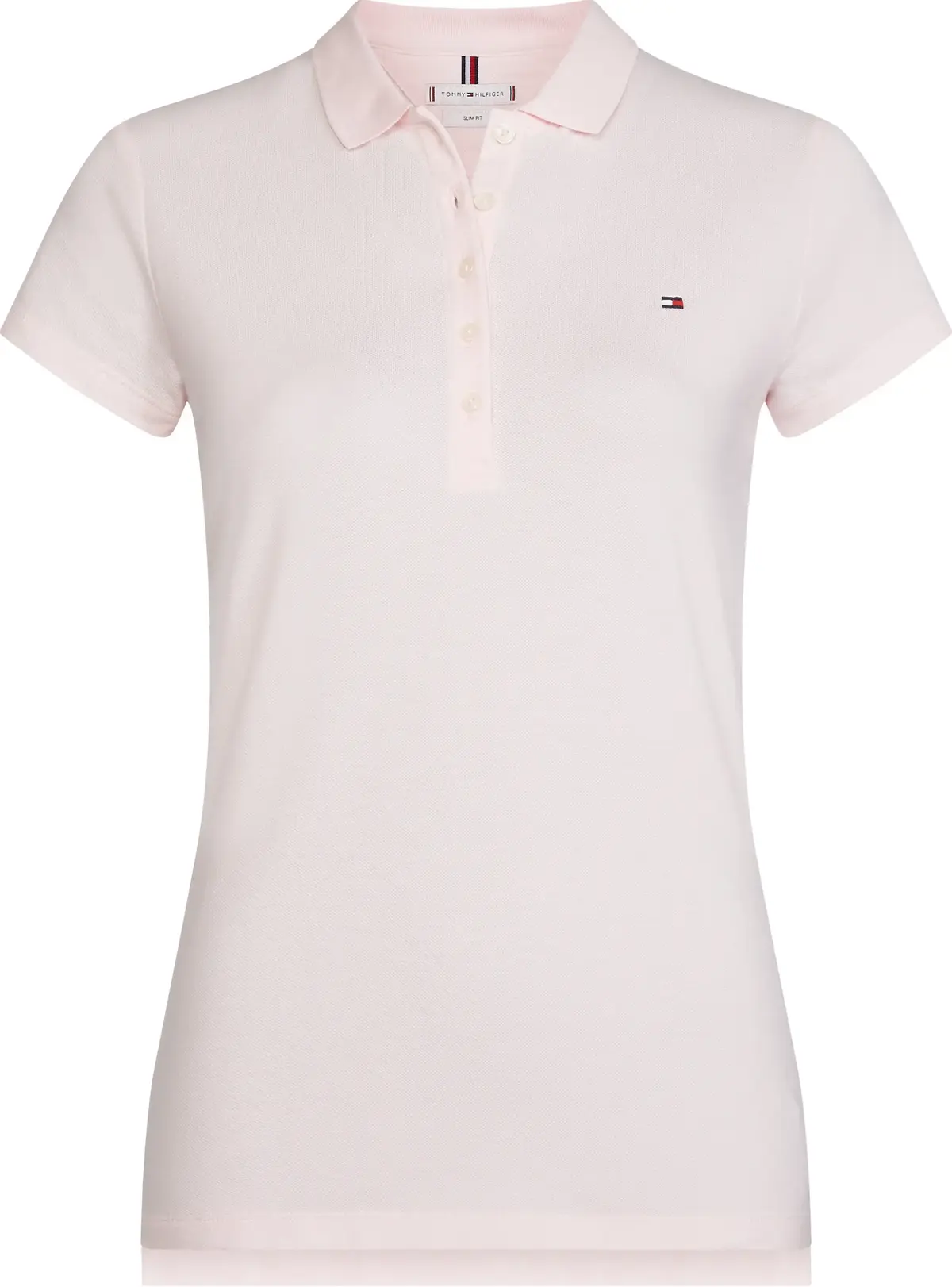 Tommy Hilfiger HERITAGE SHORT SLEEV Kadın Pembe Polo T-Shirt