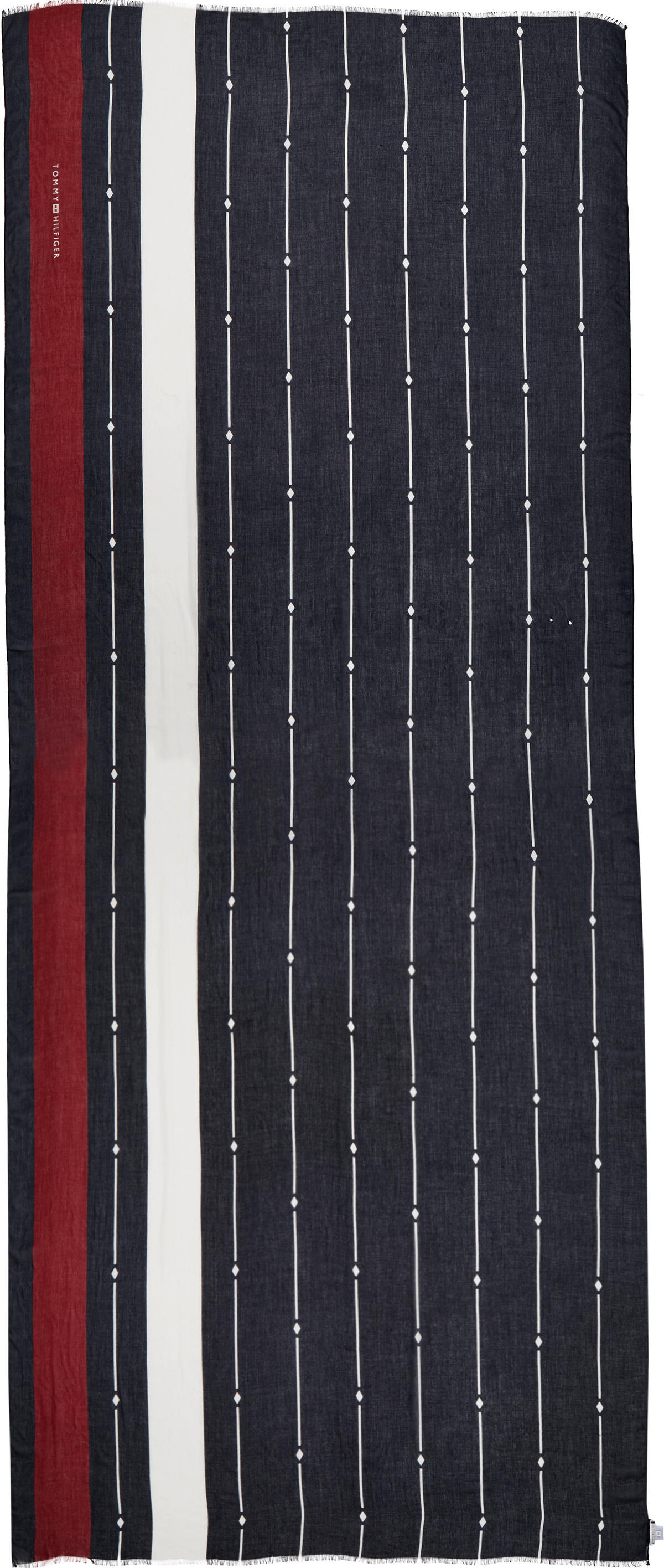 Tommy Hilfiger ESSENTIAL FLAG MODAL Kadın Kırmızı Atkı