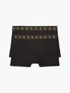 Calvin Klein 2PK TRUNK Erkek Siyah Boxer Set