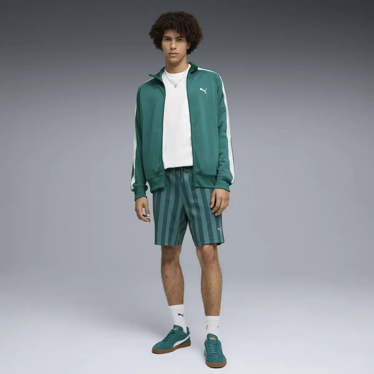 Puma CLASS 8" Shorts Yeşil Erkek Şort