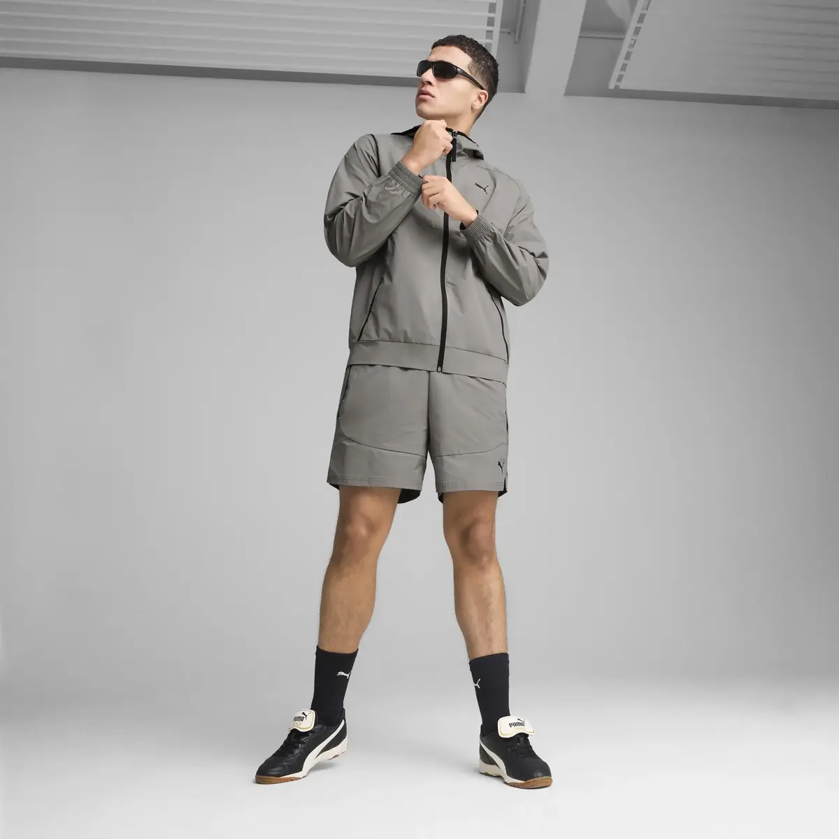 PUMATECH Relaxed Shorts Gri Erkek Şort