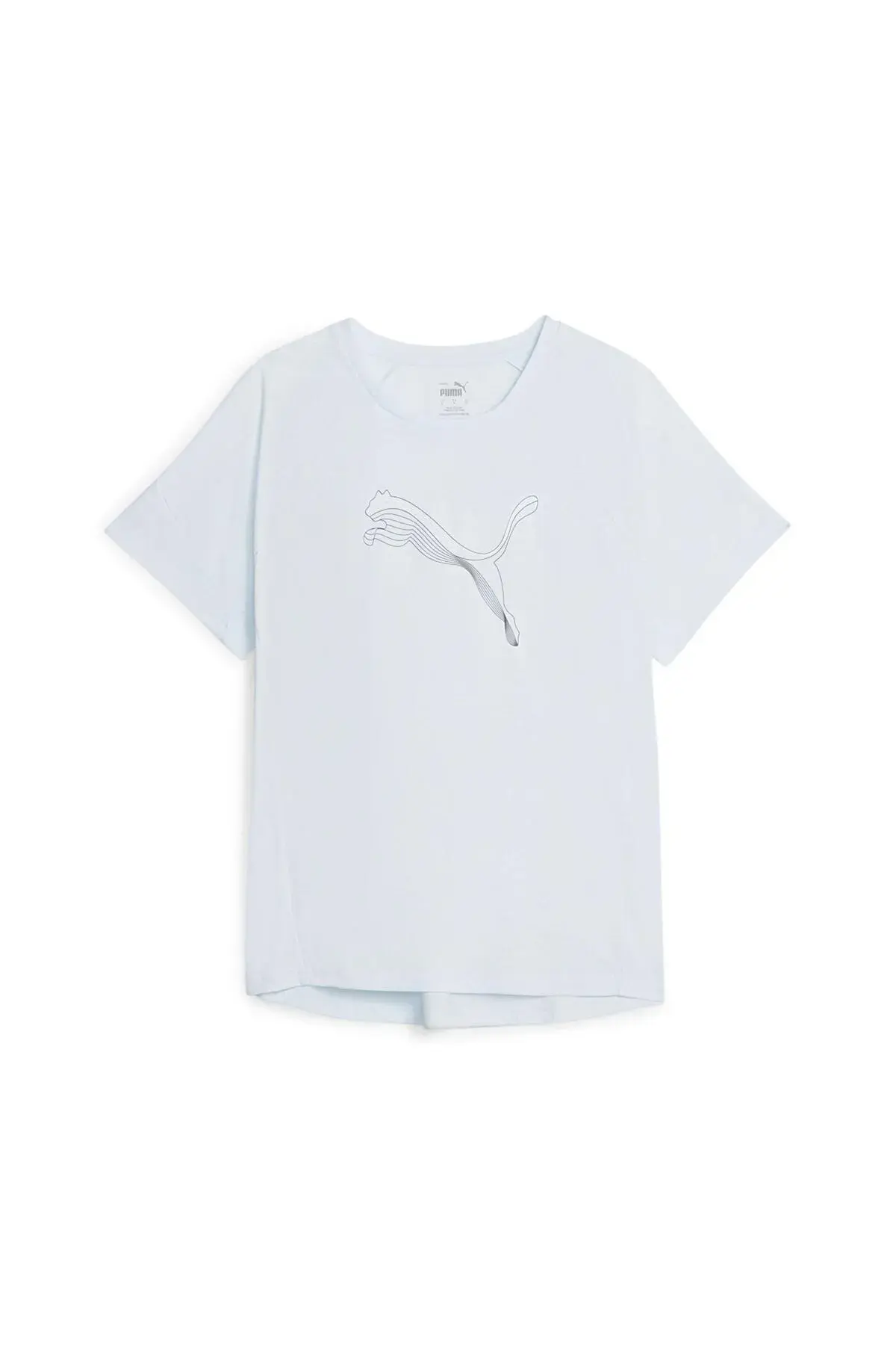 Puma EVOSTRIPE Tee Buz Mavisi Kadın T-Shirt