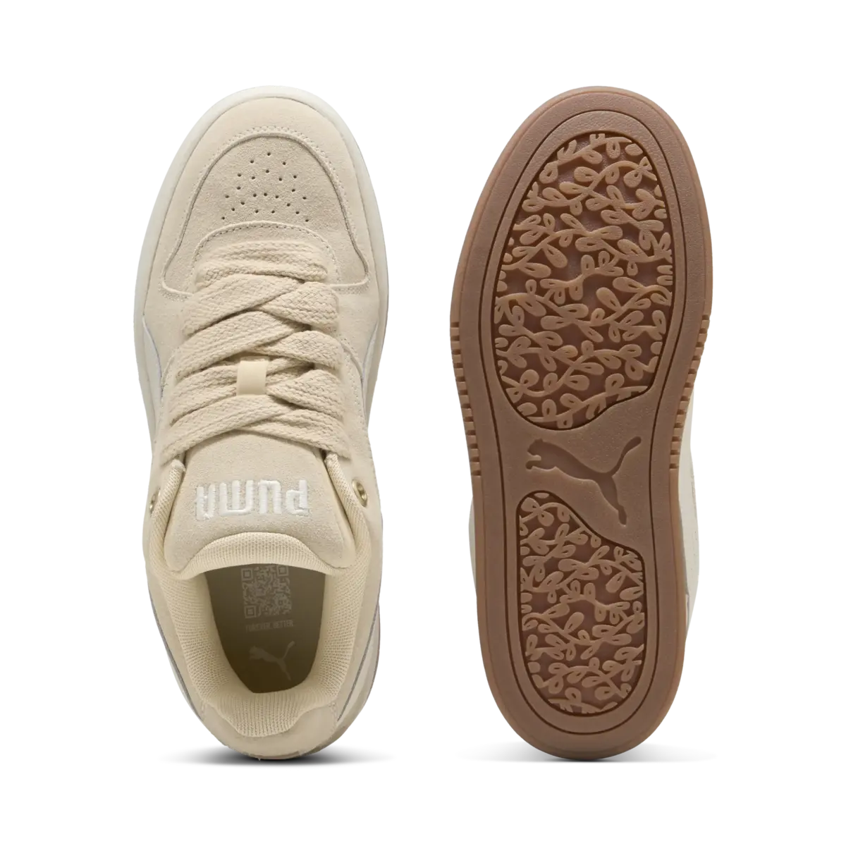 Puma Park Luna SD Krem Kadın Günlük Spor Ayakkabı