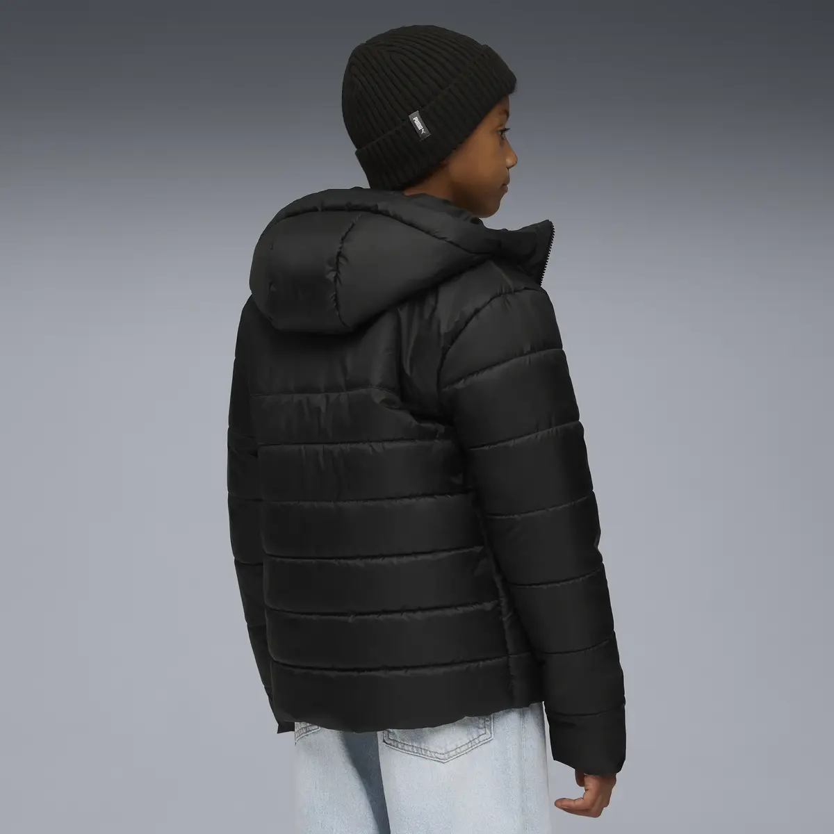 Puma ESS Hooded Padded Jacket Siyah Unisex Mont
