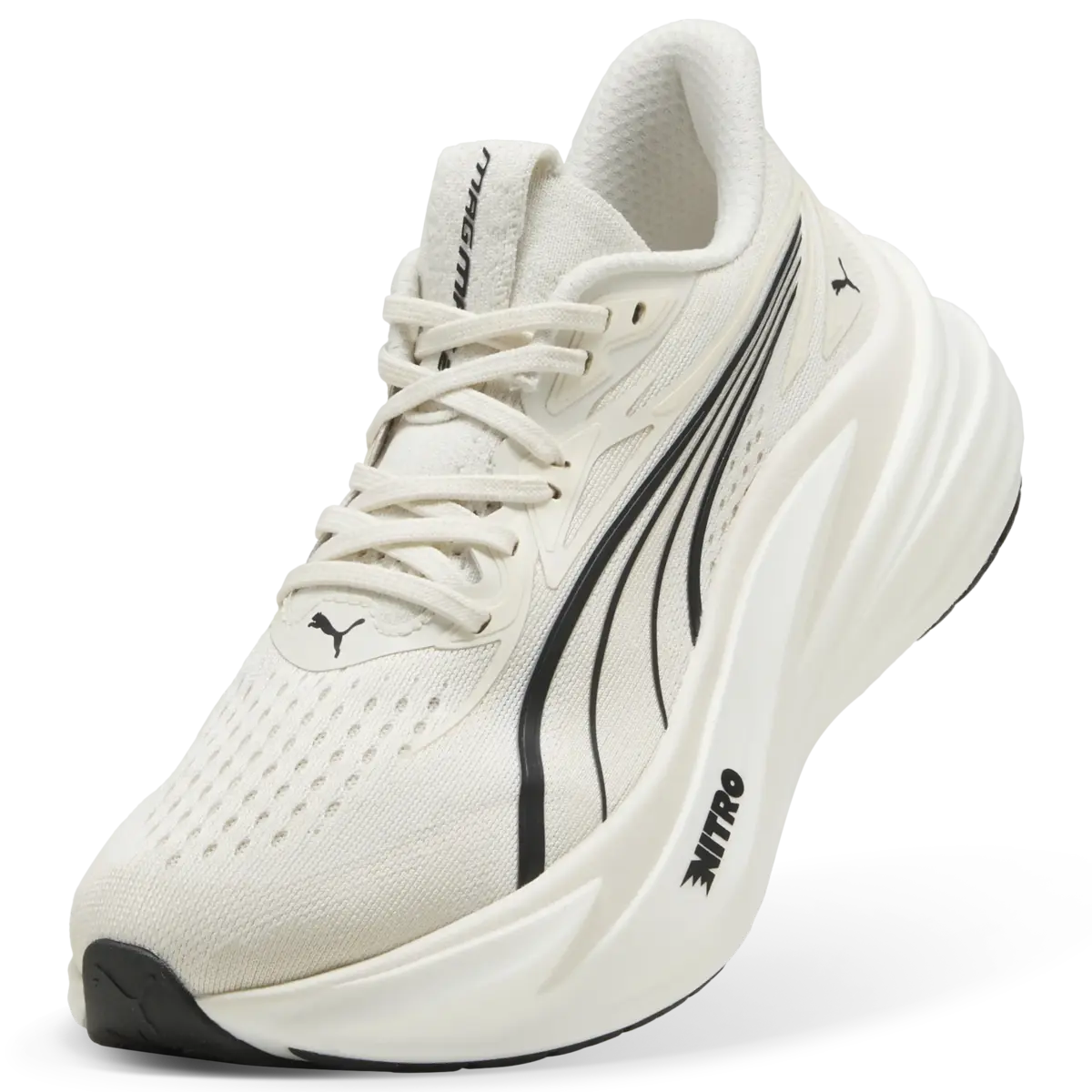 PUMA MagMax NITRO 2 Wns Krem Kadın Yürüyüş ve Koşu Ayakkabısı