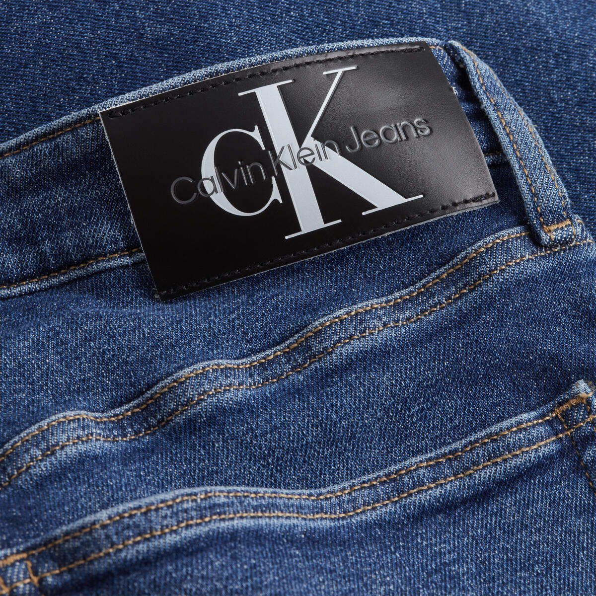 Calvin Klein SKINNY Erkek mavi Kot Pantolon