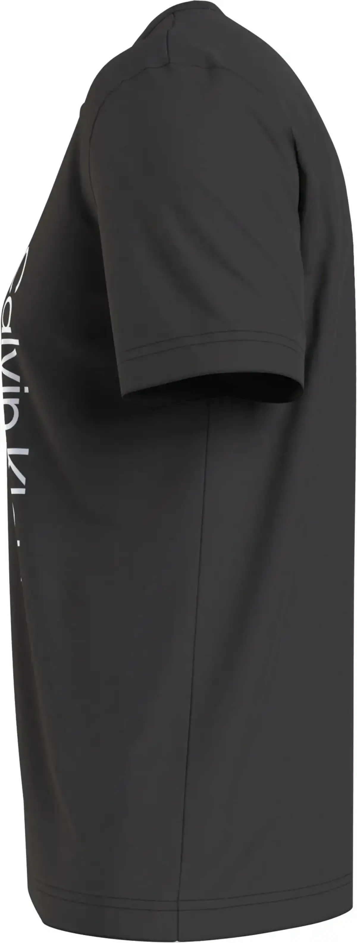 Calvin Klein OFF PLACEMENT LOGO T Erkek Siyah T-Shirt