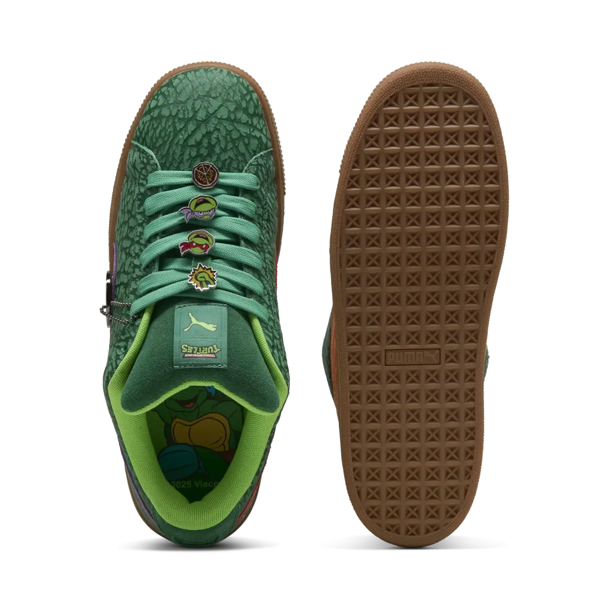 Puma Suede XL TMNT Yeşil Unisex Spor Ayakkabı & Sneaker