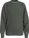 Calvin Klein INTARSIA FLEECE CREW Erkek Yeşil Sweatshirt