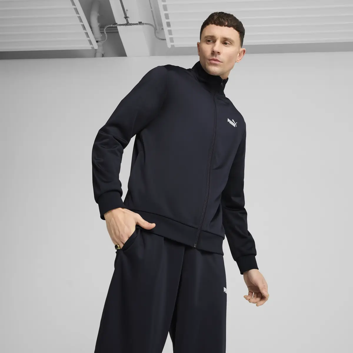 Puma ESS Poly Suit Siyah Erkek Eşofman Takımı