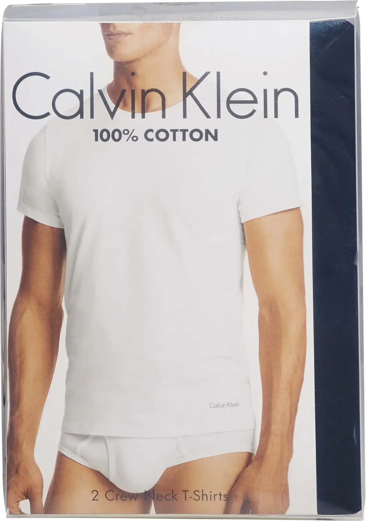 Calvin Klein 2P S/S CREW NECK Erkek Beyaz T-Shirt