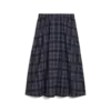 PUMA WARDROBE ESS Midi AOP Skirt Lacivert Kadın Etek