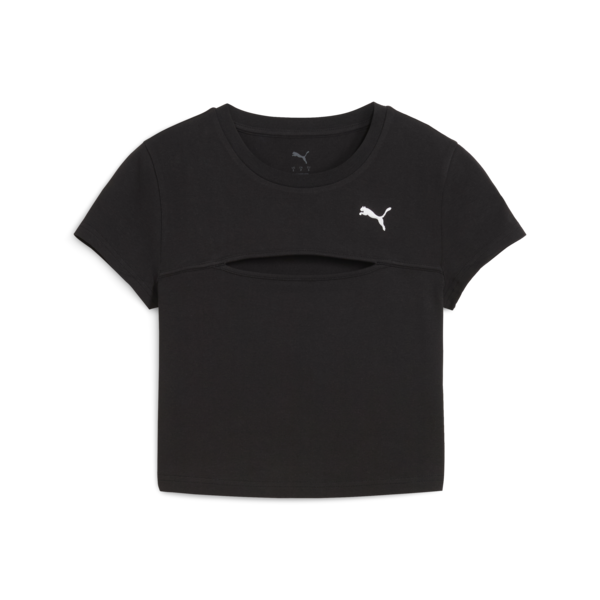 Puma WARDROBE ESS Baby Tee Siyah Kadın T-Shirt