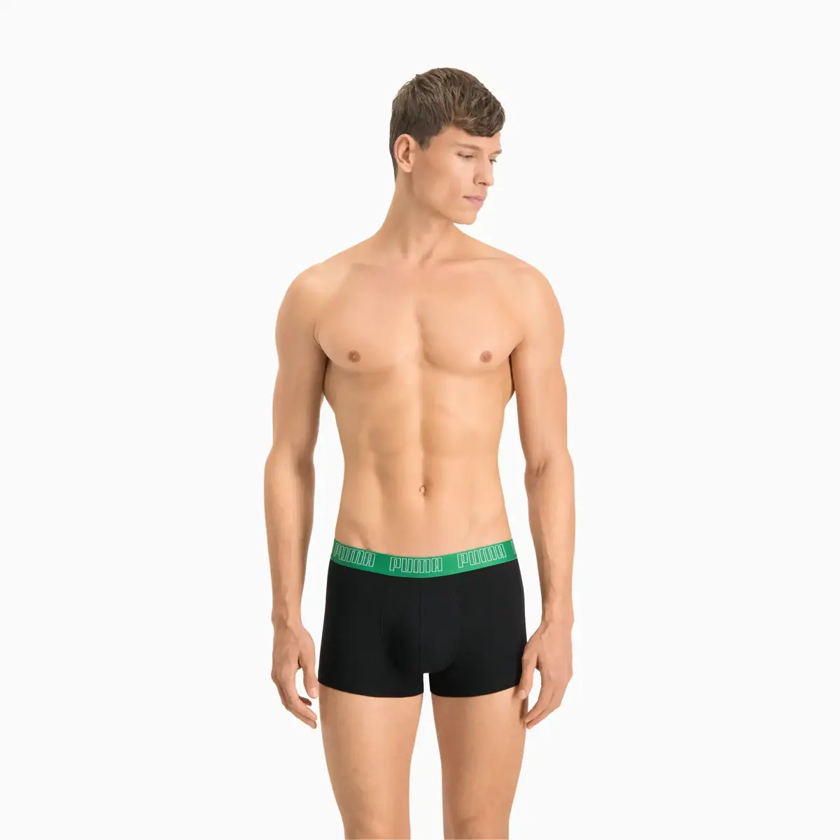 Puma PUMA BASIC TRUNK 2P amazon green Yeşil Erkek 2'li Boxer