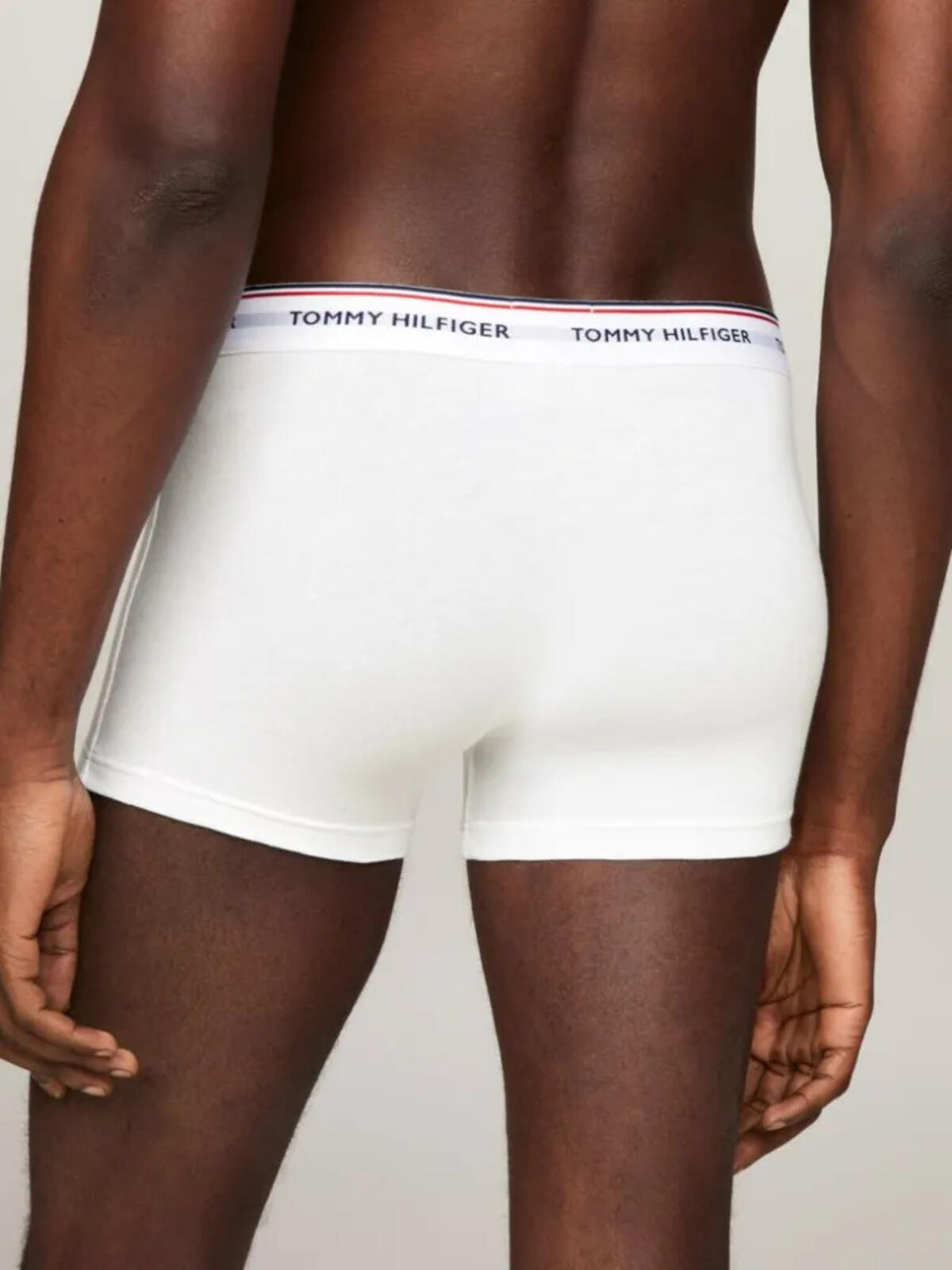 Tommy Hilfiger 3P TRUNK, 100 Beyaz 3'lü Erkek Boxer