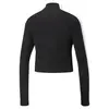 Puma T7 Cropped Slim Ls Tee Siyah Kadın T-Shirt