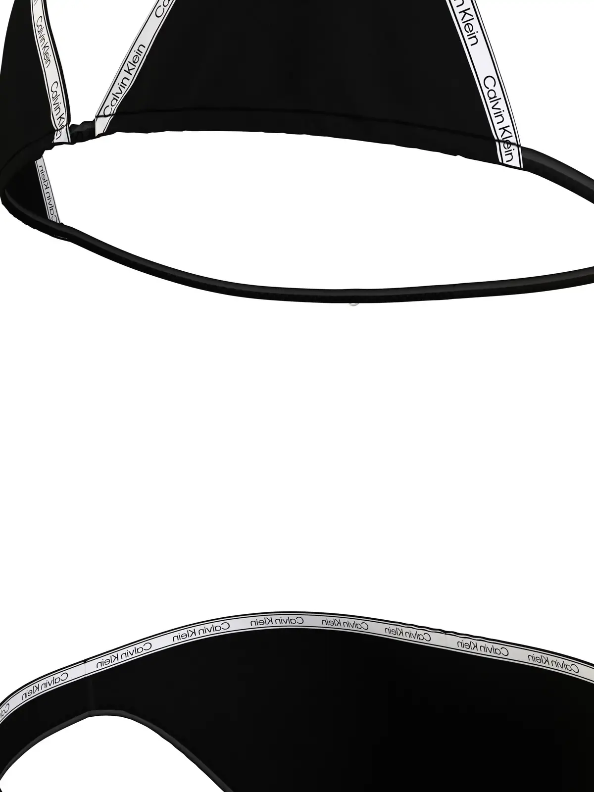 Calvin Klein TRIANGLE BIKINI SET Kadın Siyah Bikini Takımı