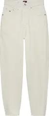Tommy Hilfiger MOM JEAN UH TPR BI4, 1CE Krem Kadın Jean Pantolon