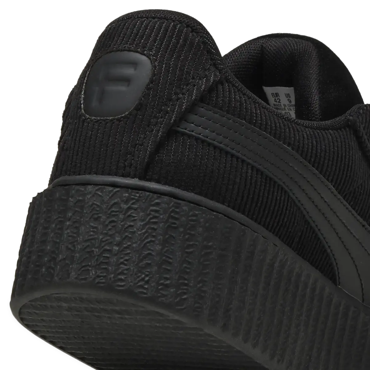Puma CREEPER PHATTY CORDUROY Siyah Kadın Spor Ayakkabı & Sneaker