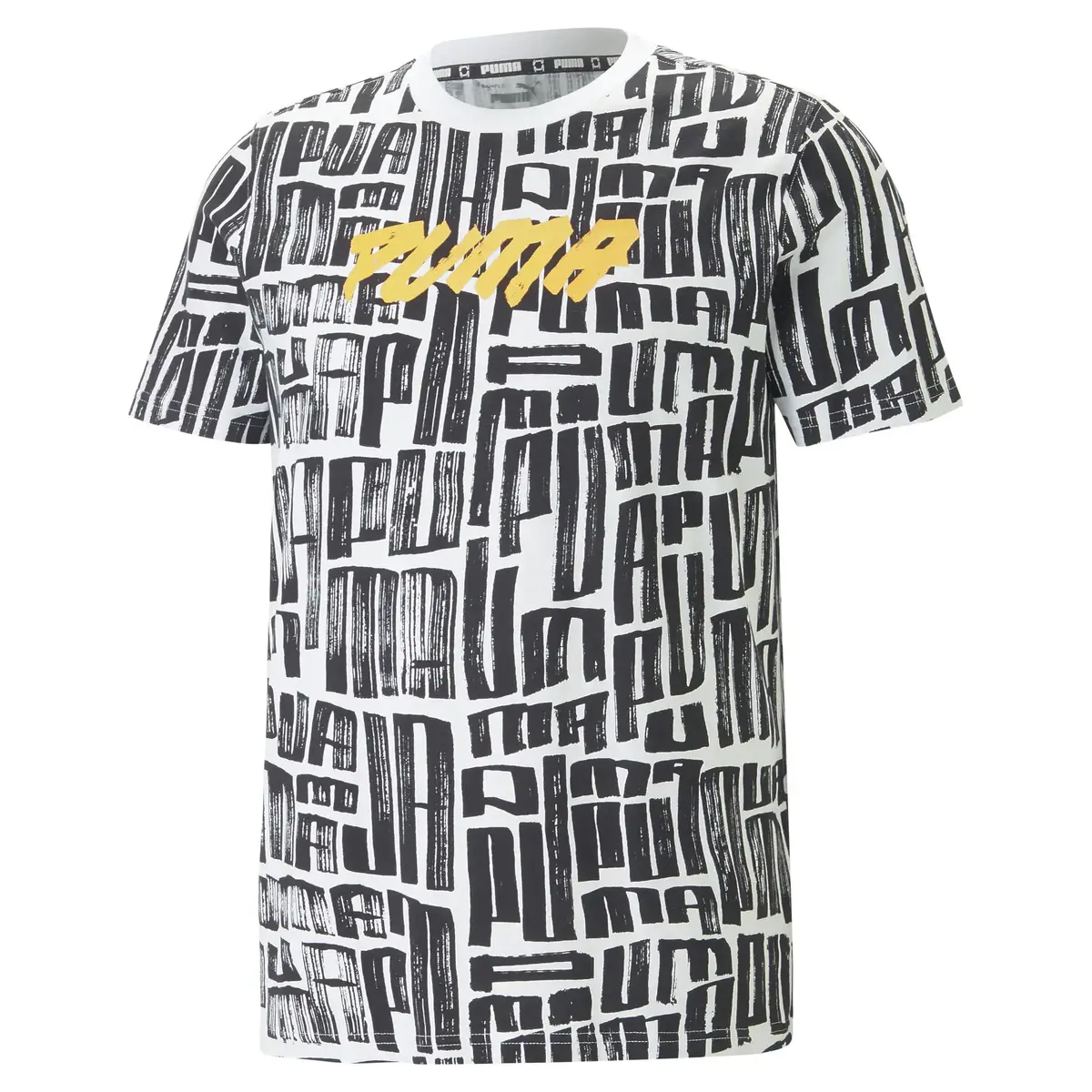 Puma Hoops Aop Tee Beyaz Erkek T-shirt