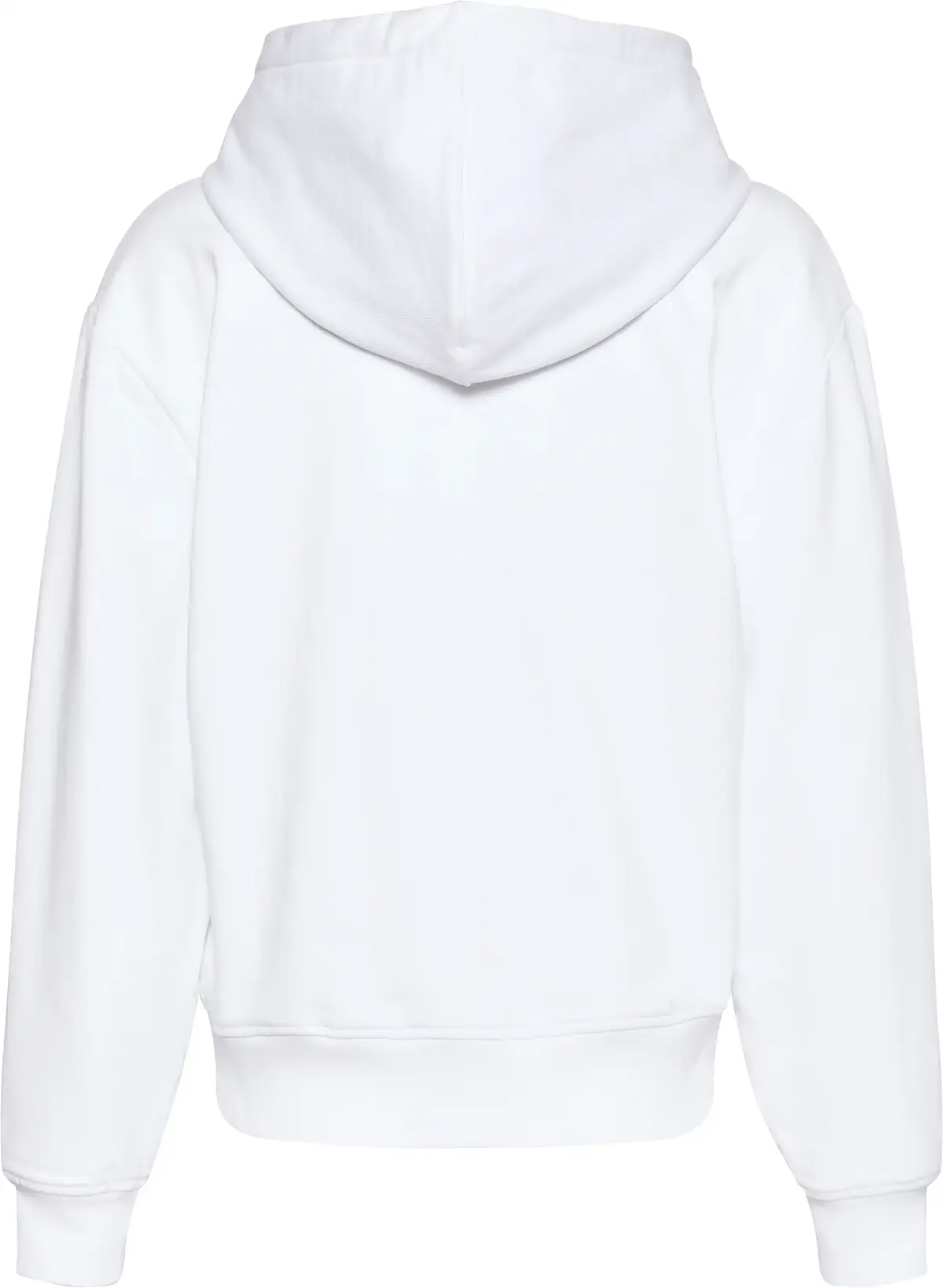 Calvin Klein LS RLXD MONO FR TERR Kadın Beyaz Hoodie