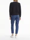 Calvin Klein CORE MONOLOGO SWEATS Kadın Siyah Sweatshirt