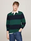 Tommy Hilfiger GIFTING RUGBY Erkek Yeşil Polo Sweatshirt