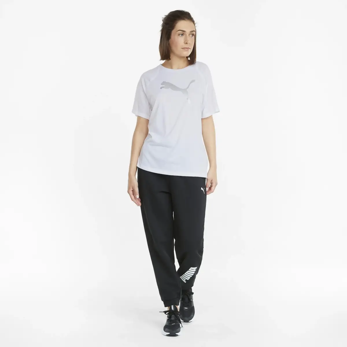 Puma Evostripe Tee Beyaz Kadın T-Shirt